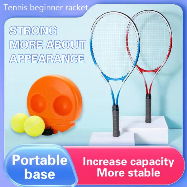 Rebound Tennistrener Tennisracket Med String Rebound Ball C