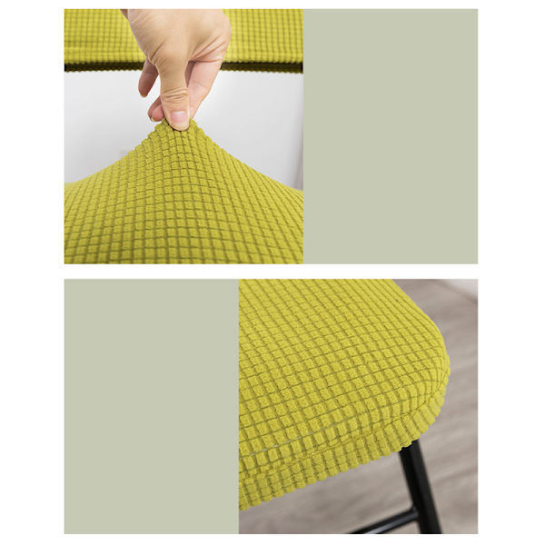 Hushållsfällbar cover Ryggstöd Stolar överdrag light green