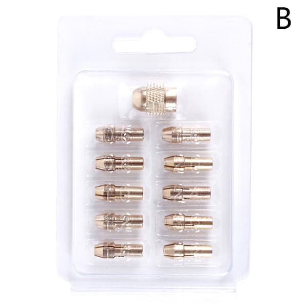 10/11 stk Mini borespenne chuck 0,5-3,2 mm diameter messing chucker 10pcs