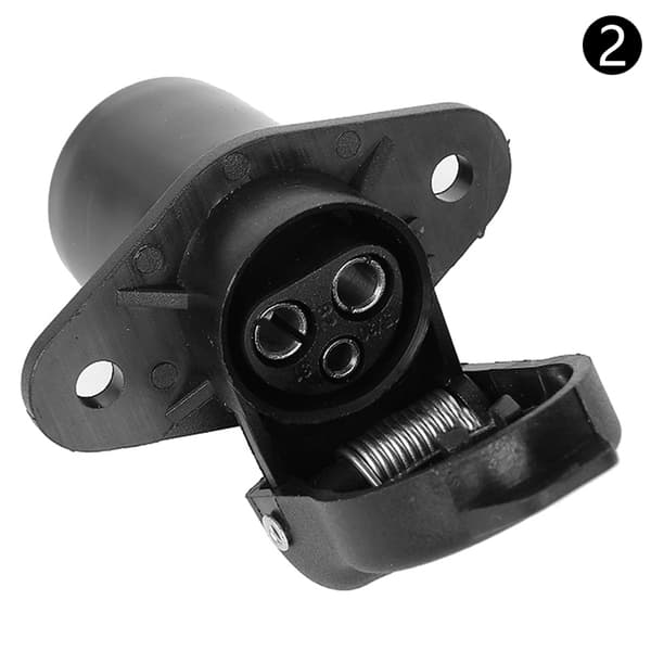 12V 3-pins stikkontakt til tilhengeradapter strømledning kontakt for 2