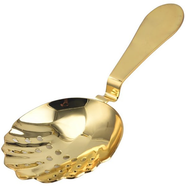 1 kpl baarisiivilä Bartender Ice Tool Spoon Shaker Shell Spoon Gold
