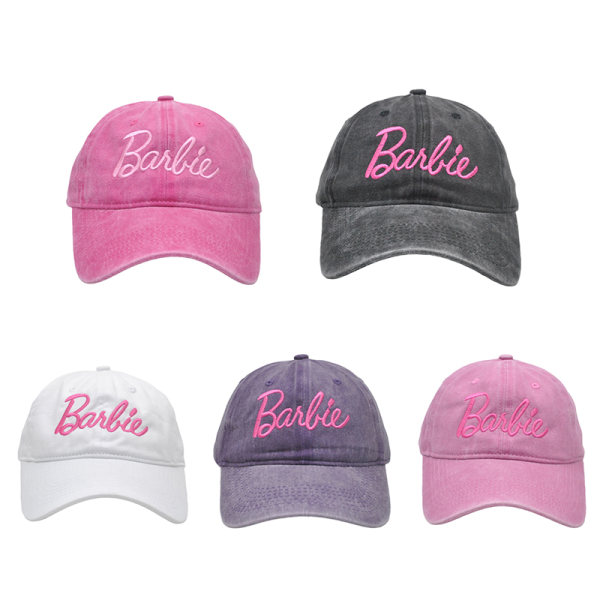 Sommar Barbie Baseball Cap Vuxna Casual Outdoor Solskyddshatt Rose red