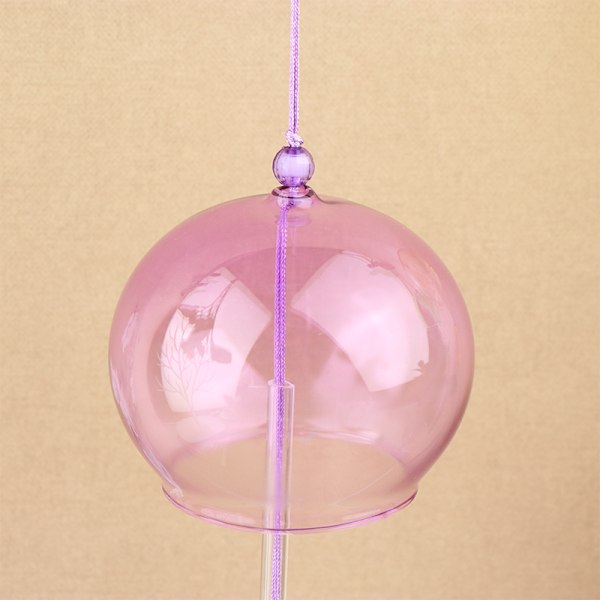 Wind Bells Nya handgjorda glas Wind Chime Present Heminredning Red