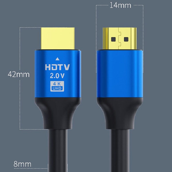 HDMI 2.0 -versio TV-tietokonenäytön kaapeli Projektorin HD-kaapeli 3 M 23ec  | 3 M | Fyndiq