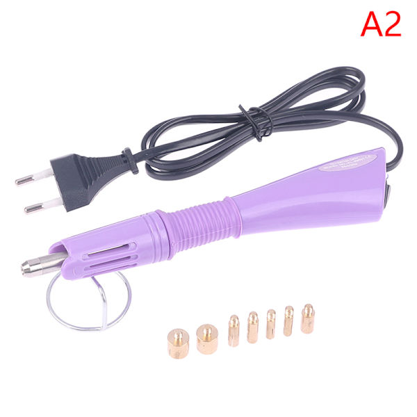 Hotfix Rhinestone Applicator Iron-on Wand Heat-fix Tool Purple