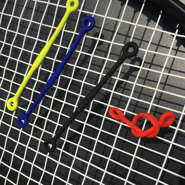 10 stk lang form tennisracketdemper Black