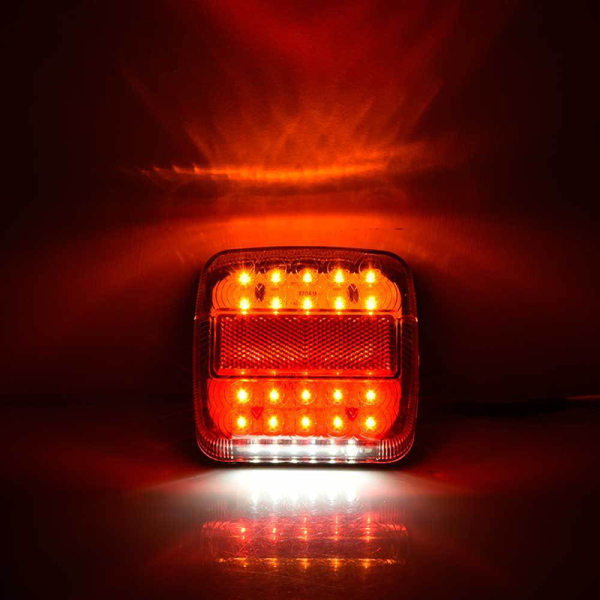 Tilhenger Lastebil Baklys Bremse Signal Blinklys Lampe 12V