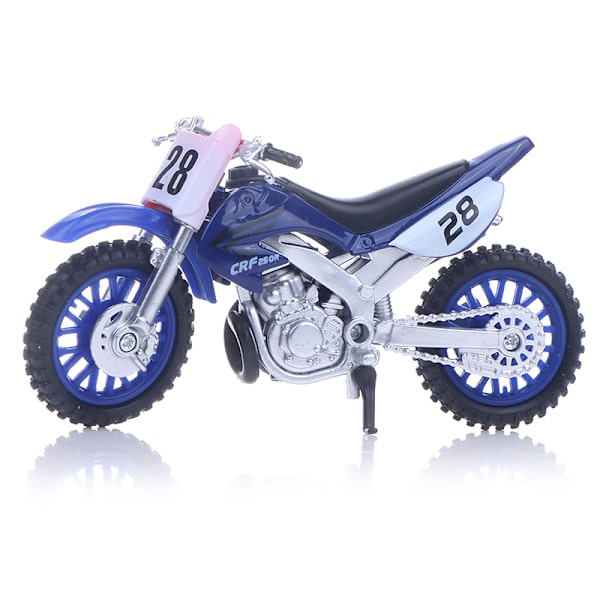 Äventyrssimulerad legering motorcykelmodell leksak för barn Blue