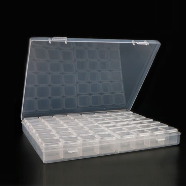 Multifunction Organizer 56 Grids förvaringsbox Transparent