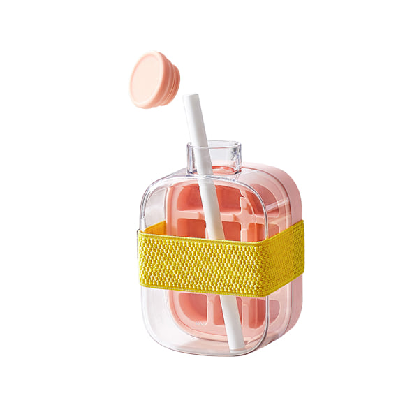 Jääpala pullo pillillä Pink S