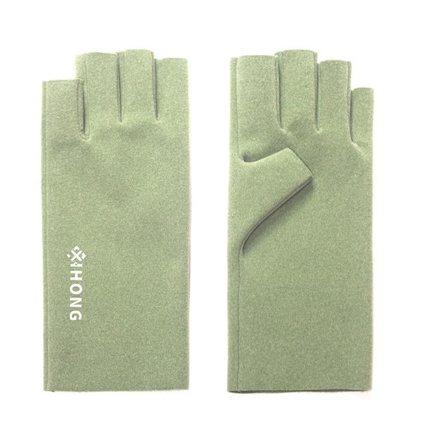 Nail Art Glove UV Protection Glove Protecter Vinterhansker Green