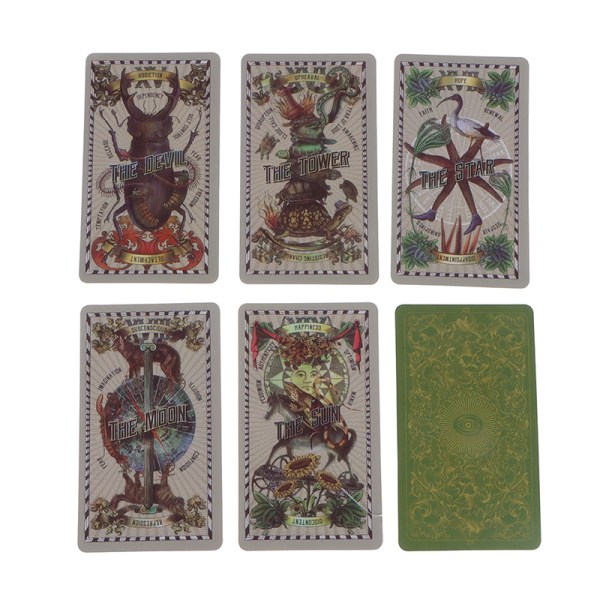 Tarotkort Fickstorlek Divination Tarot Deck Brädspel