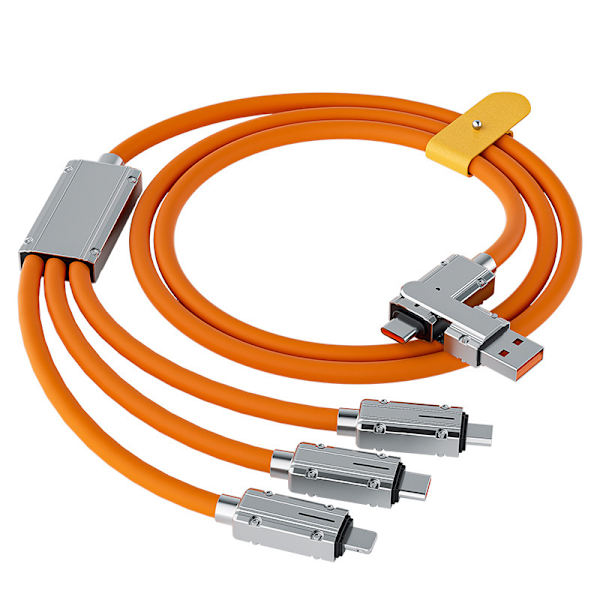 USB A - USB C -kaapeli 90 asteen supernopea latauskaapeli Black