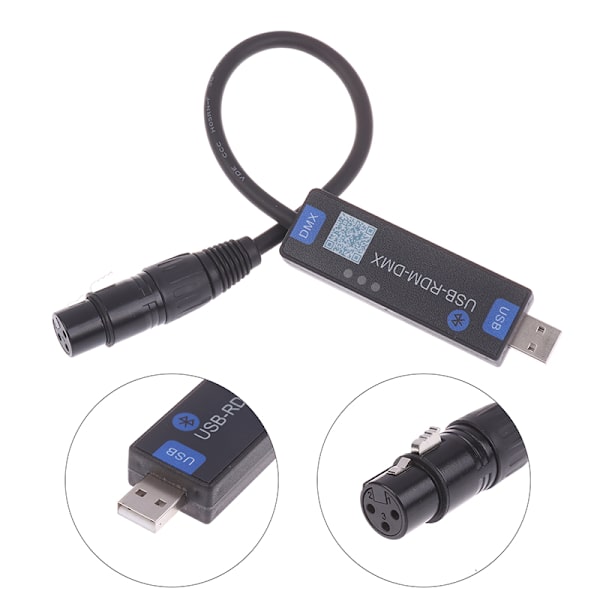 USB-RMD-DMX Mobilapp DMX Dialer Scenljus Trådlös DMX Blå one size