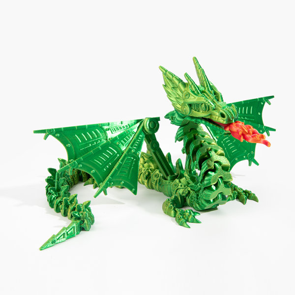 3D printed Dragon Mech Spitfire Dragon Flying Dragon -malli D-L