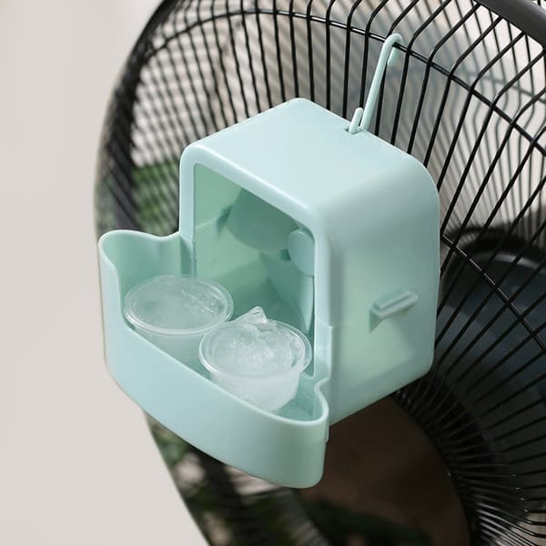 Elektrisk Ventilator Køleboks Isterning Opbevaringsboks Hurtig Køling Blue