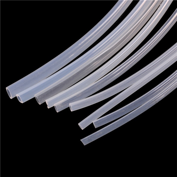 1M Grade Clear Translucent Silicone Tube Ikke-giftig ølmælk S A2 5*8mm