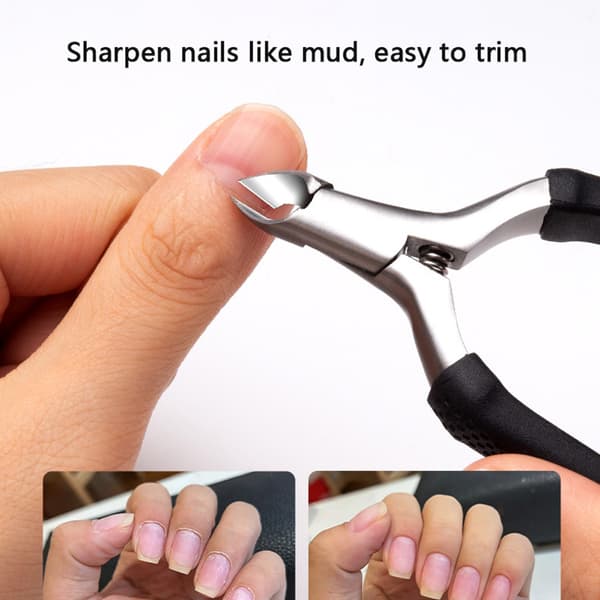 Profesjonell Nail Art Toe icle ter Manicure Pedicure Tool Black