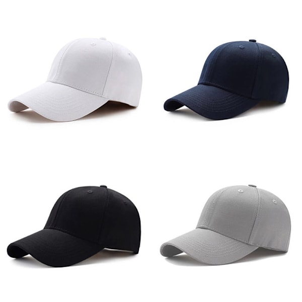 Mössa Vanlig böjd solskyddsmössa utomhus dammtät cap Gray