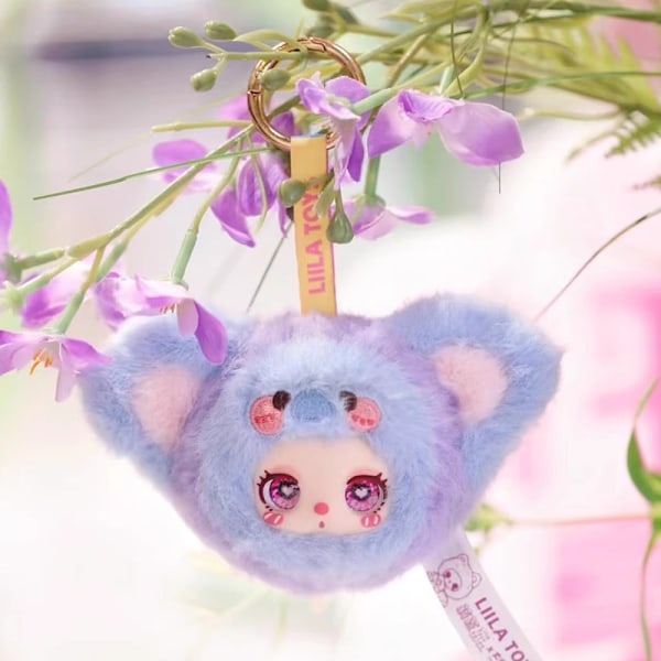 Uusi Mini Liila Garden Tea Party -sarjan vinyylinen yllätyslaatikko pehmolelu 1pc random
