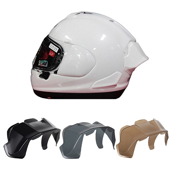1 Stykke Motorcykel Bageste Trim Hjelm Spoiler Til RX7X RX-7X VZ-R Matte black