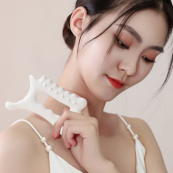 Gua Sha Board Ansiktsmassage Resin skrapverktyg