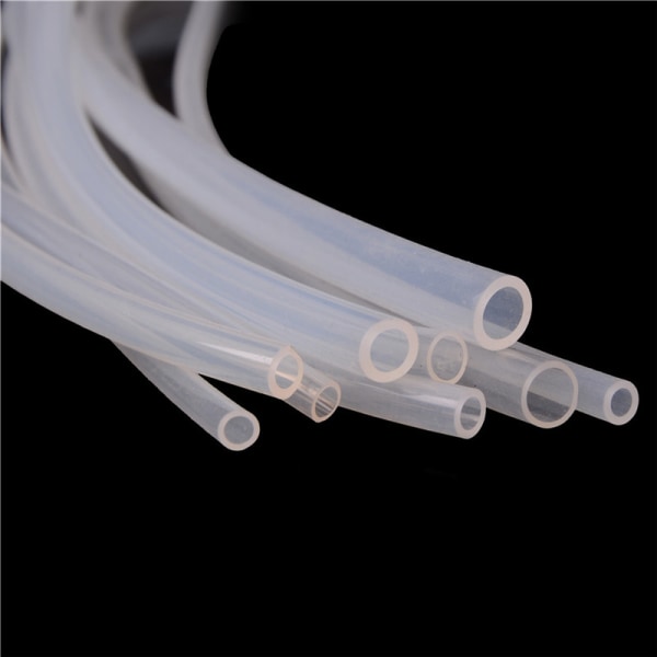 1M Grade Clear Translucent Silicone Tube Giftfri ölmjölk S A6 8*10mm