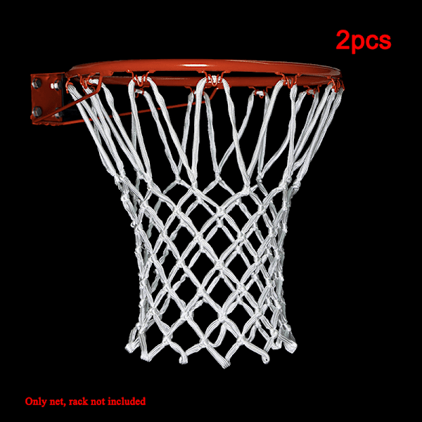 Basketballkurvnett i Mesh, Standard Sports Basketball Hoop Net Spo 1pair