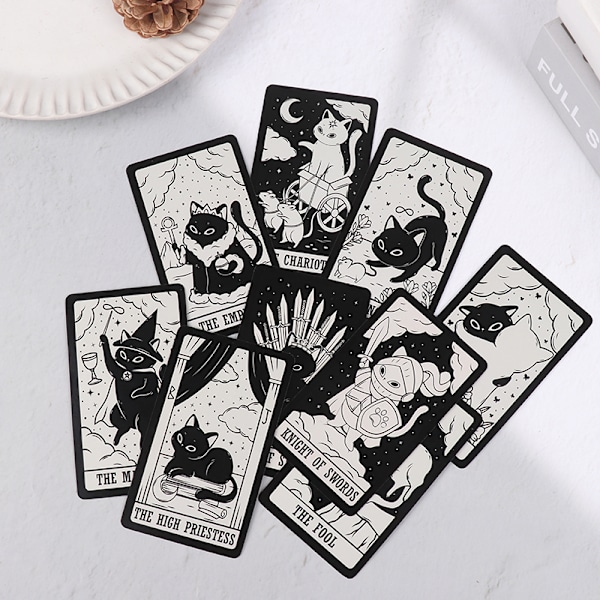 Kitten Tarot Prophecy Divination Oracle Deck Family Party Board
