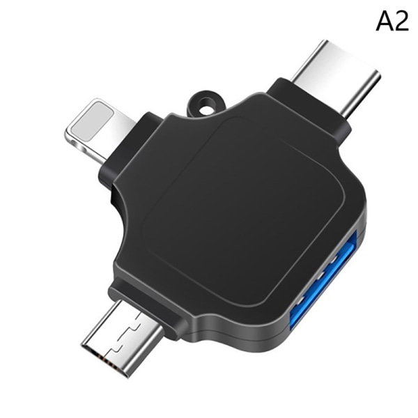 3 i 1 OTG Adapter Type C Micro USB Lighting 3.0 OTG Adapter A2