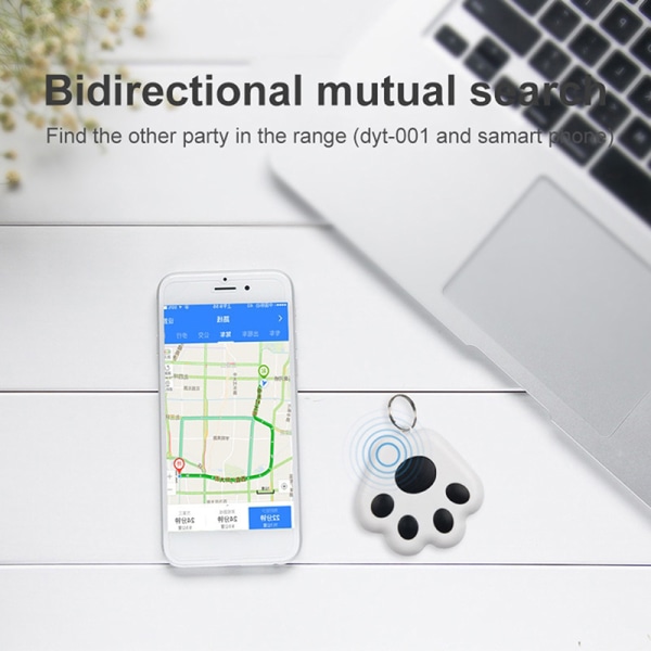 Smart GPS Tracker Mini Bluetooth Anti-Lost-enhed Gray
