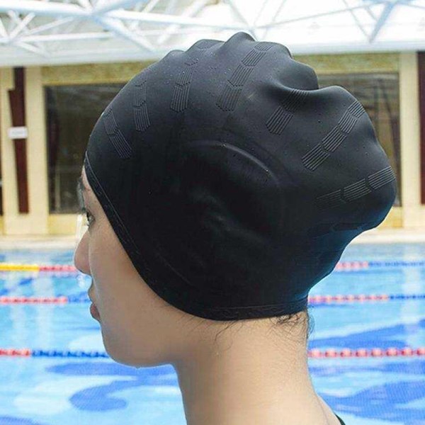Höga elastiska cap för vuxna Pink