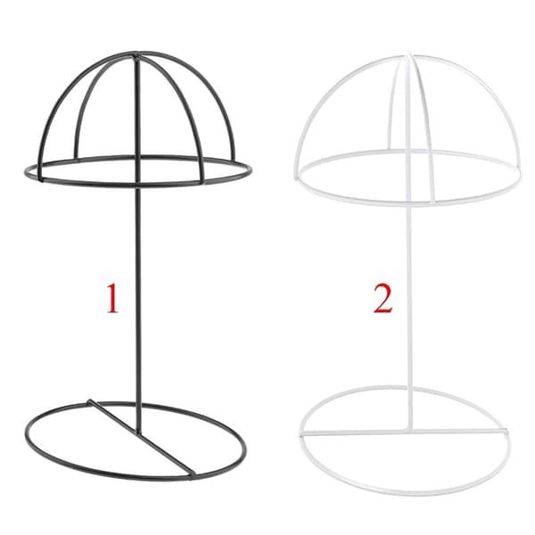 Desktop Smedejern Hatteholder Shopping Mall Sort Gold-A2
