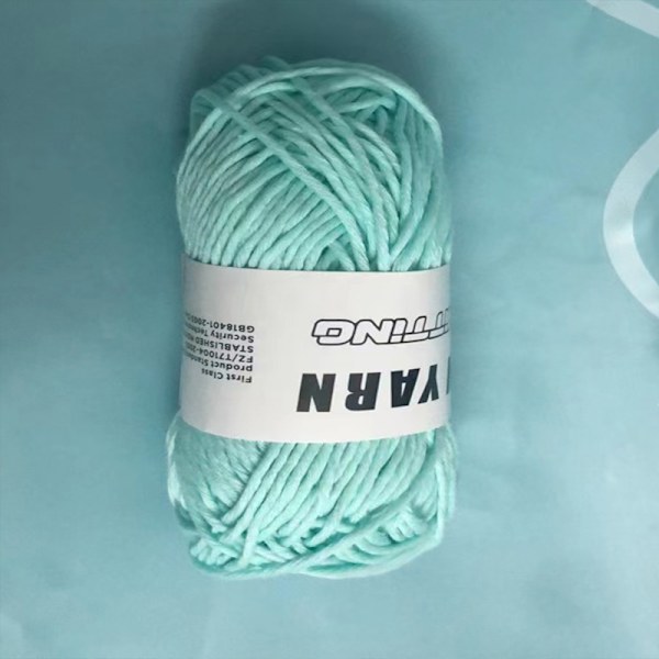 Functional Yarn Glow Polyester Luminous Chunky Yarn 2mm blue