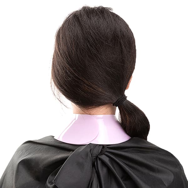 Silikon Halsskydd Halsduk Hårinpackning Salonssjal Purple