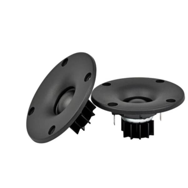 2 stk Diskanthøyttaler 1" 6 Ohm 30W Dome Silk Film Diskanthøyttaler Hifi onesize