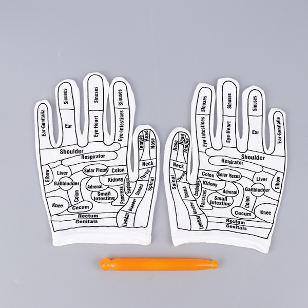 1Set handskar Handzonterapi akupunktsakupressurverktyg
