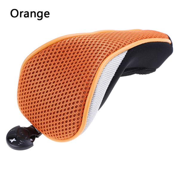 Mesh Golf Headcover Golf Club Rescue Head Covers Orange