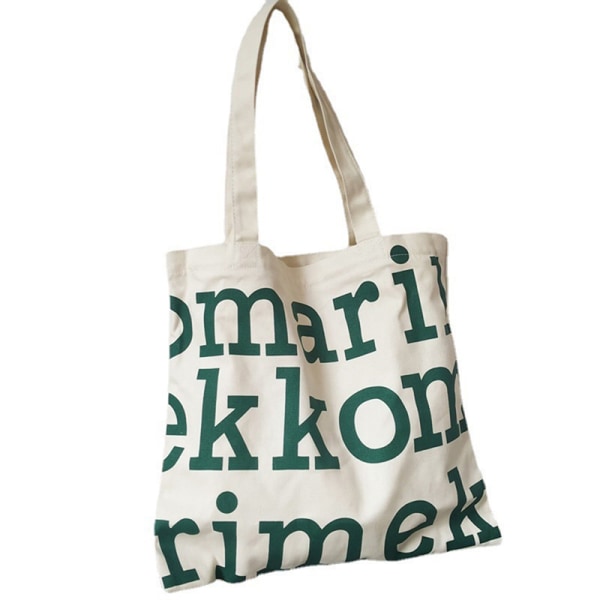 Dametaske Casual Skuldertasker med stor kapacitet Shopper Green