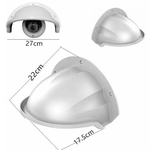 Rain Sun Shield Værdeksel Antirefleks sidebrakett