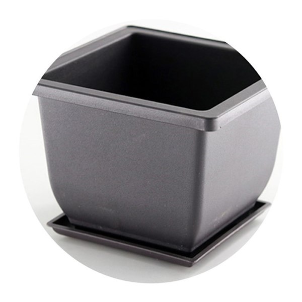 Imitert plast Balkong Firkantede Potter Blomst Bonsai Bowl Nurser as the picutre A4