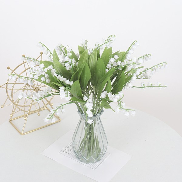 6 tekokukkaa Campanula muovikukkia Kodinsisustus 6pcs