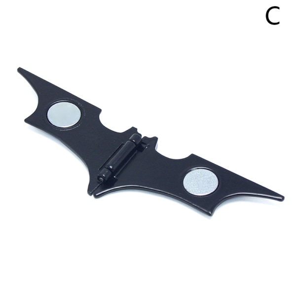 1st zinklegering Batwing Bat Slim ID Cash Money Clip Magnetisk Hol Black