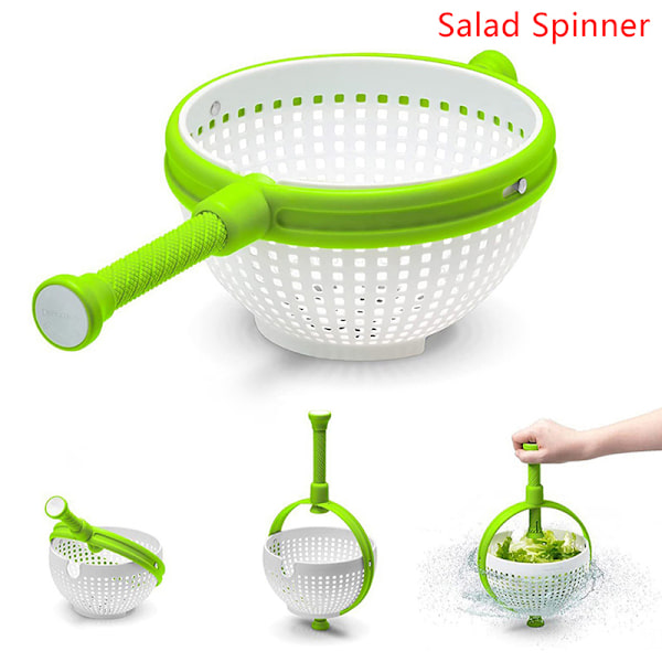 Salatspinner Grønnsaksavløpskurv Grønnsakssnurre