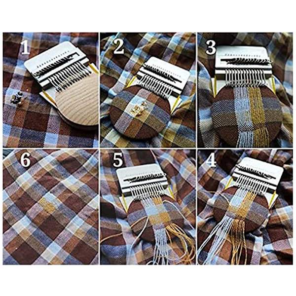 DIY vävstolsstickning handvävd trähastighet liten sömnadshinna