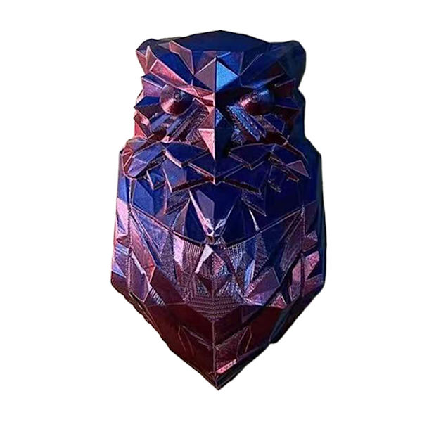 3D djur LED vägglampa natt uggla vägglampor D1-M