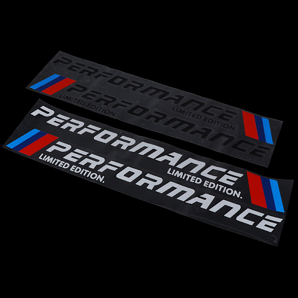 2 STK Car-Styling Stickers Edition Sidedør Reflekterende Black