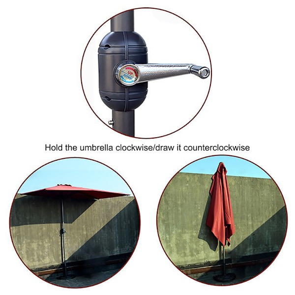 Parasoll-skakare Vevarm Patio-Parasoll Vevarm 1PC