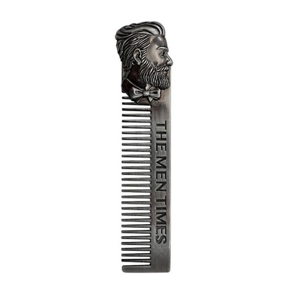 1 Stk Gentelman Barber Styling Metal Kam Værktøj Rustfrit Stål