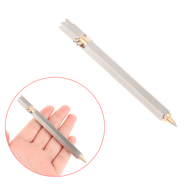 Stål Sekssidet Bolt Taktisk Pen Business Signature Pen 1 PC